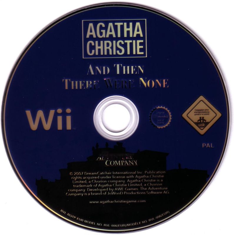 Media for Agatha Christie: And Then There Were None (Wii)