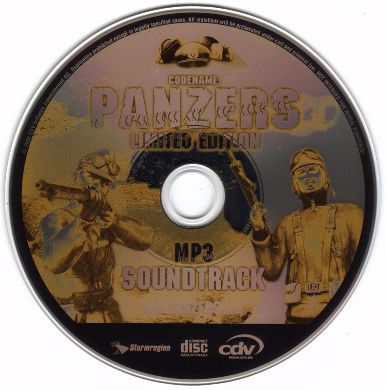 Soundtrack for Codename: Panzers - Limited Edition (Windows): Media