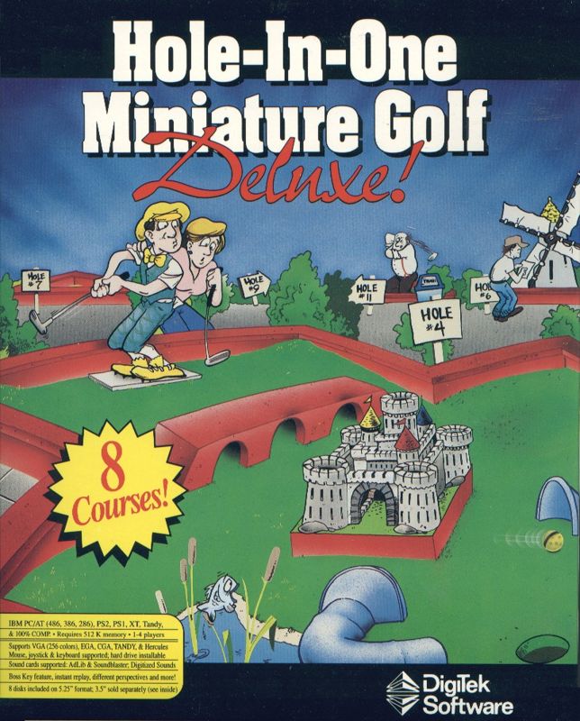 Front Cover for Hole-In-One Miniature Golf Deluxe! (DOS)
