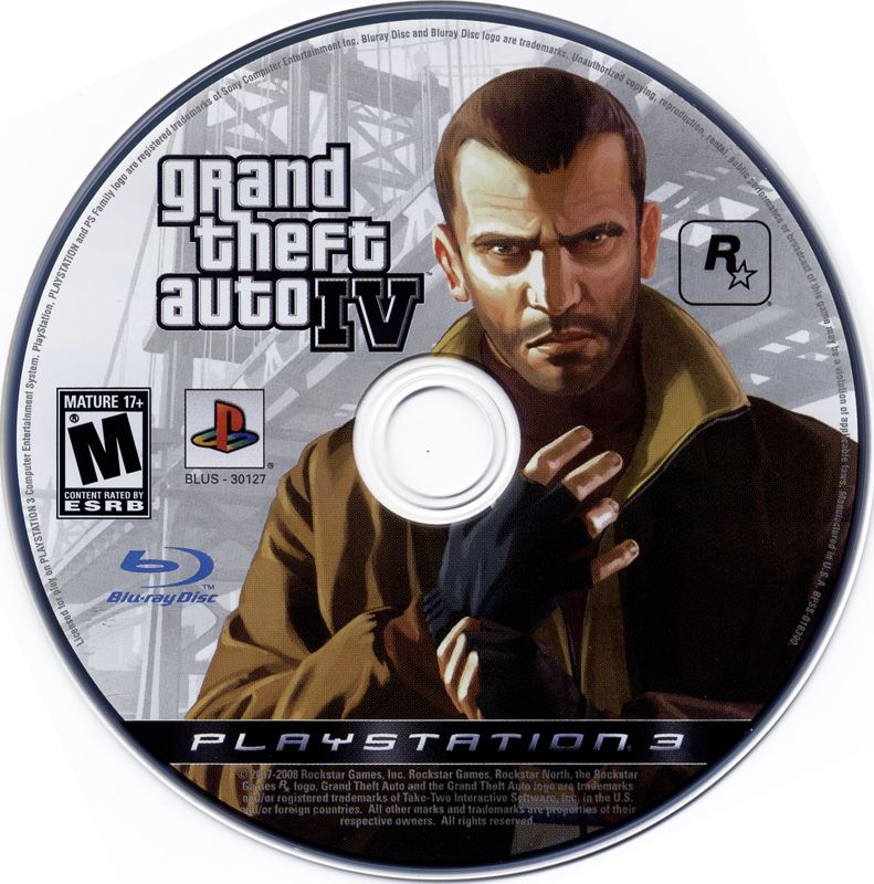 Media for Grand Theft Auto IV (PlayStation 3)