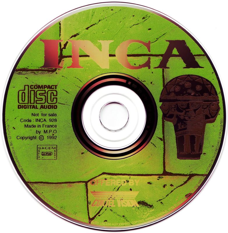 Soundtrack for Inca I & II: Collector's Edition (DOS): Audio CD
