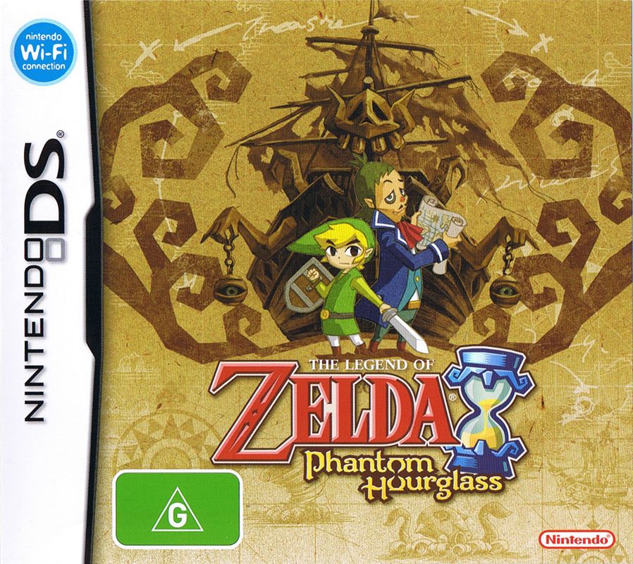 Front Cover for The Legend of Zelda: Phantom Hourglass (Nintendo DS)