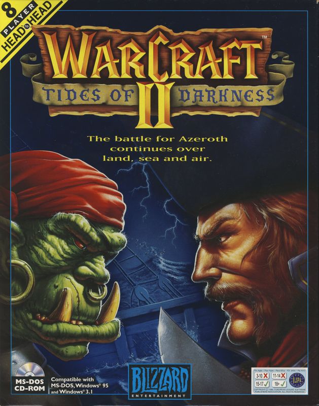 Front Cover for WarCraft II: Tides of Darkness (DOS)