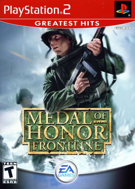 Front Cover for Medal of Honor: Frontline (PlayStation 2) (Greatest Hits release)