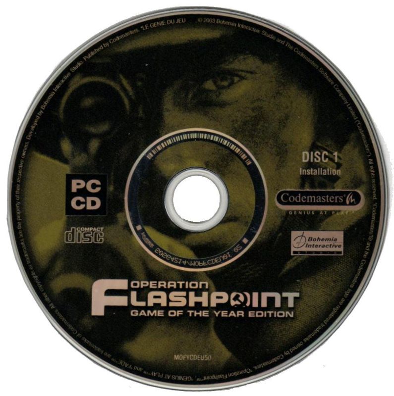 Media for Operation Flashpoint: Game of the Year Edition (Windows) (Bestsellers release): Disc 1/3