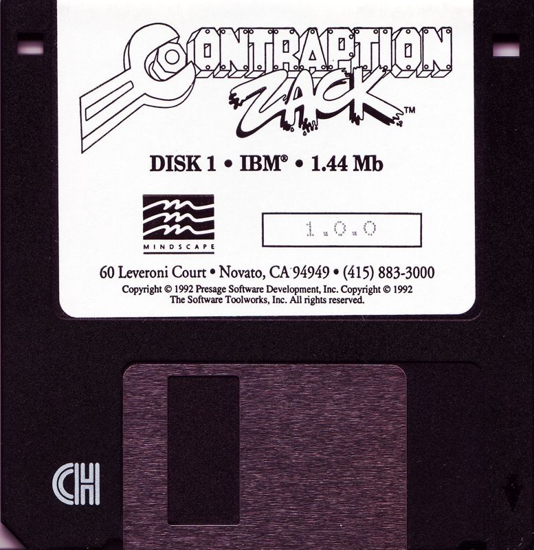 Media for Contraption Zack (DOS)