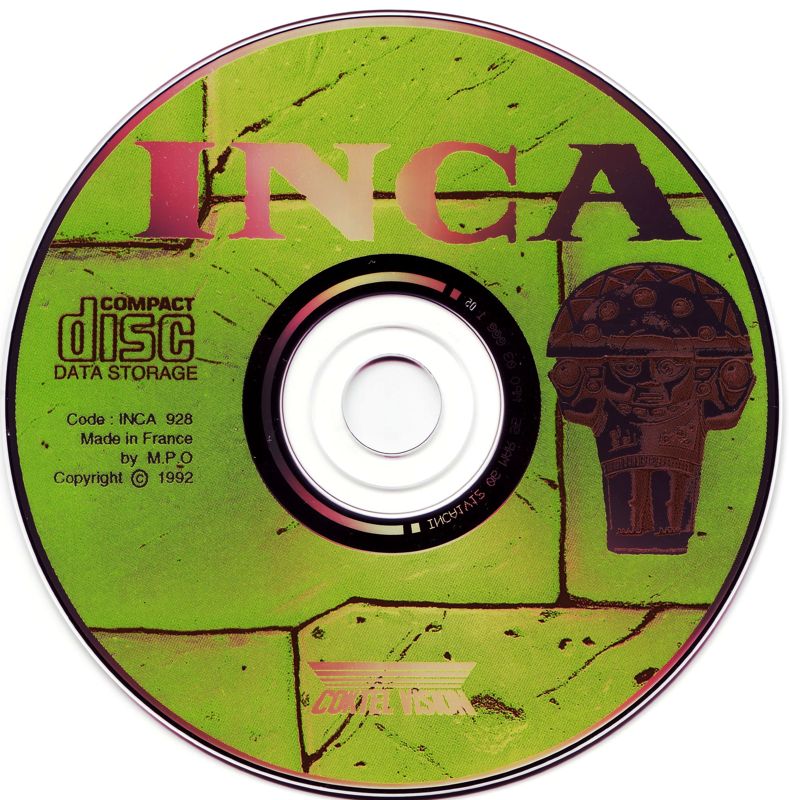 Media for Inca I & II: Collector's Edition (DOS): Inca 1