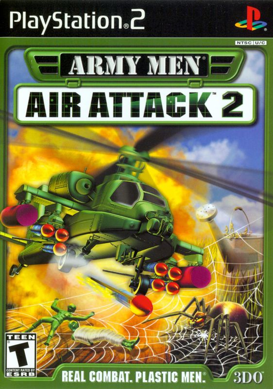 Front Cover for Army Men: Air Attack 2 (PlayStation 2)