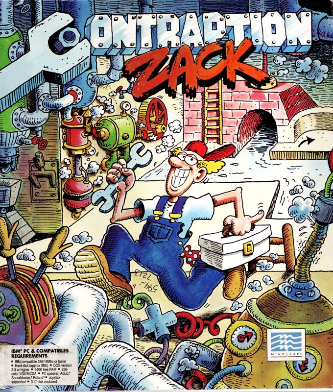 Front Cover for Contraption Zack (DOS)