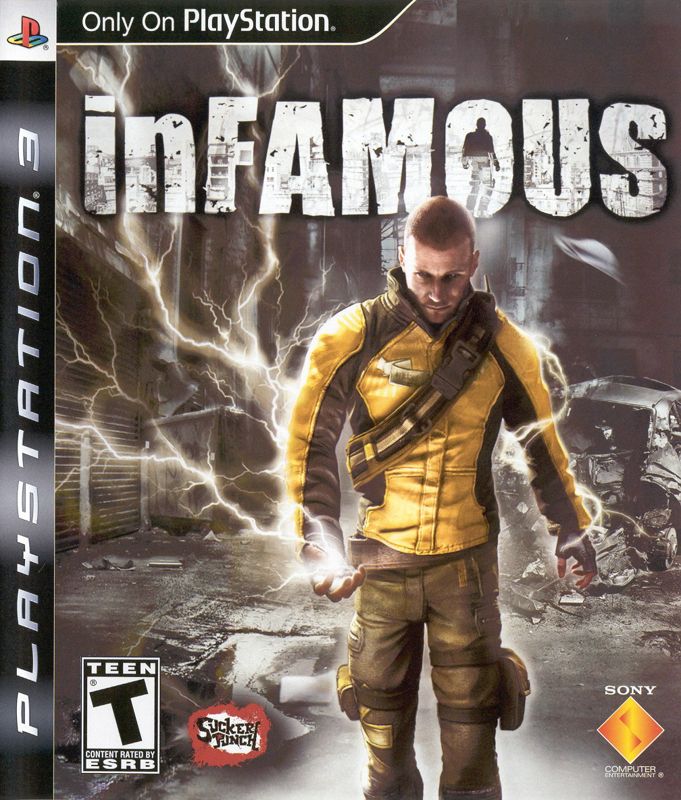 Front Cover for inFAMOUS (PlayStation 3)