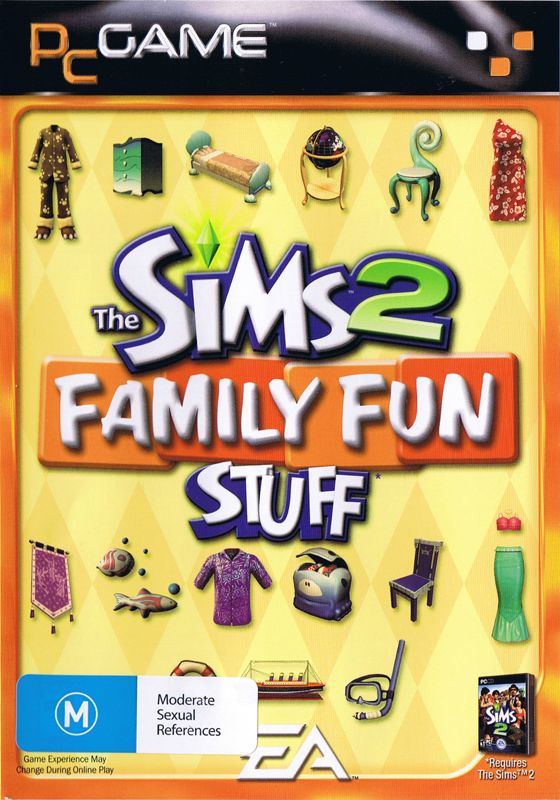 Front Cover for The Sims 2: Family Fun Stuff (Windows)