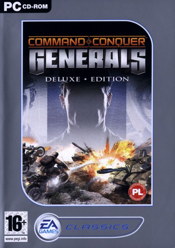 Front Cover for Command & Conquer: Generals - Deluxe Edition (Windows) (EA Games Classics release)