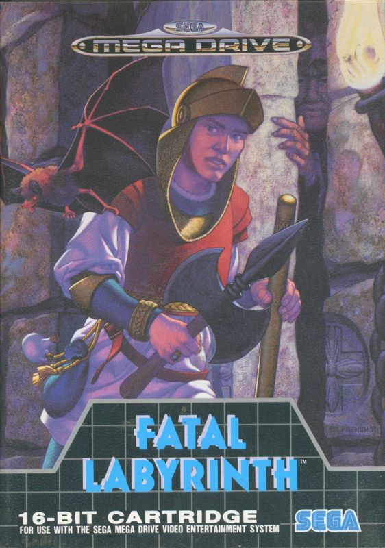 Front Cover for Fatal Labyrinth (Genesis)