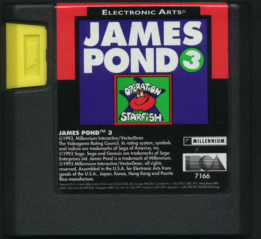 Media for James Pond 3 (Genesis)