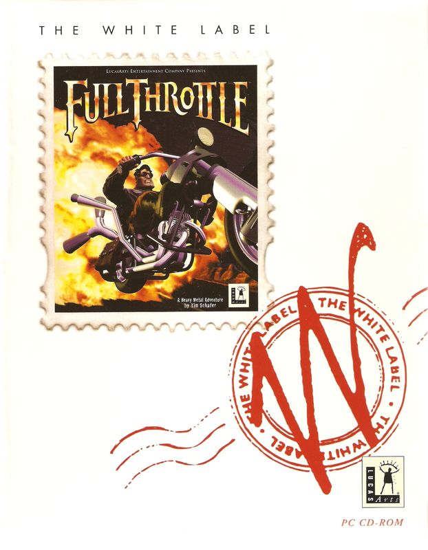 Front Cover for Full Throttle (DOS) (White Label budget release)