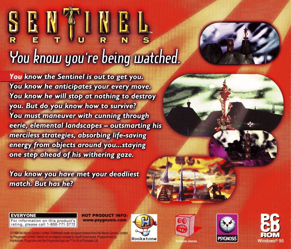 Other for Sentinel Returns (Windows): Jewel Case - Back