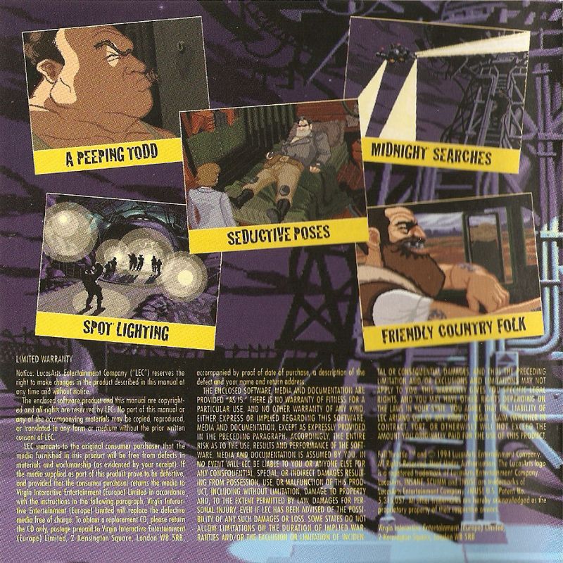 Other for Full Throttle (DOS) (White Label budget release): Jewel Case - Inside