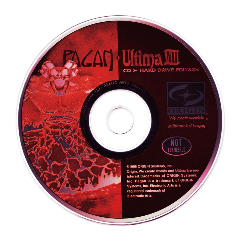 Media for Pagan: Ultima VIII (DOS) (Publisher's Choice limited release)