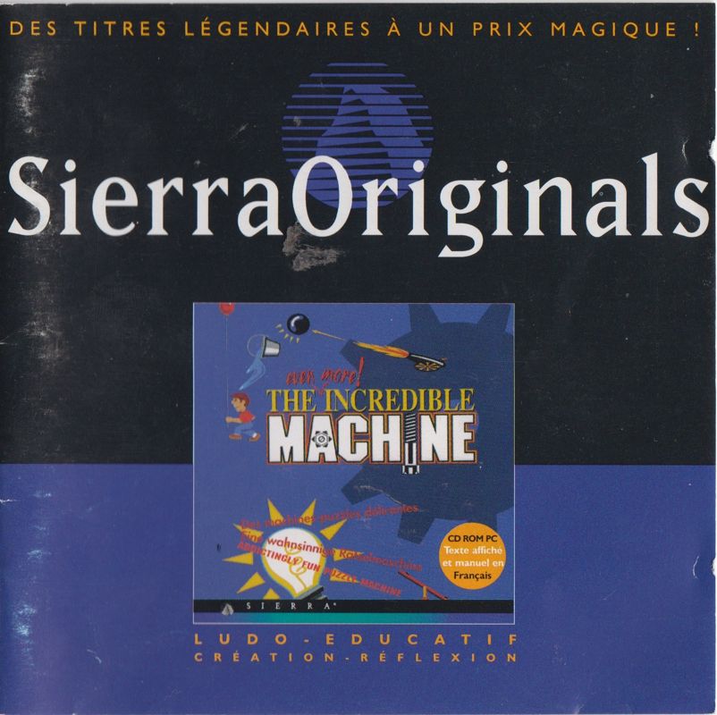 Other for The Even More! Incredible Machine (DOS) (Sierra Originals release (1995)): Jewel Case - Front