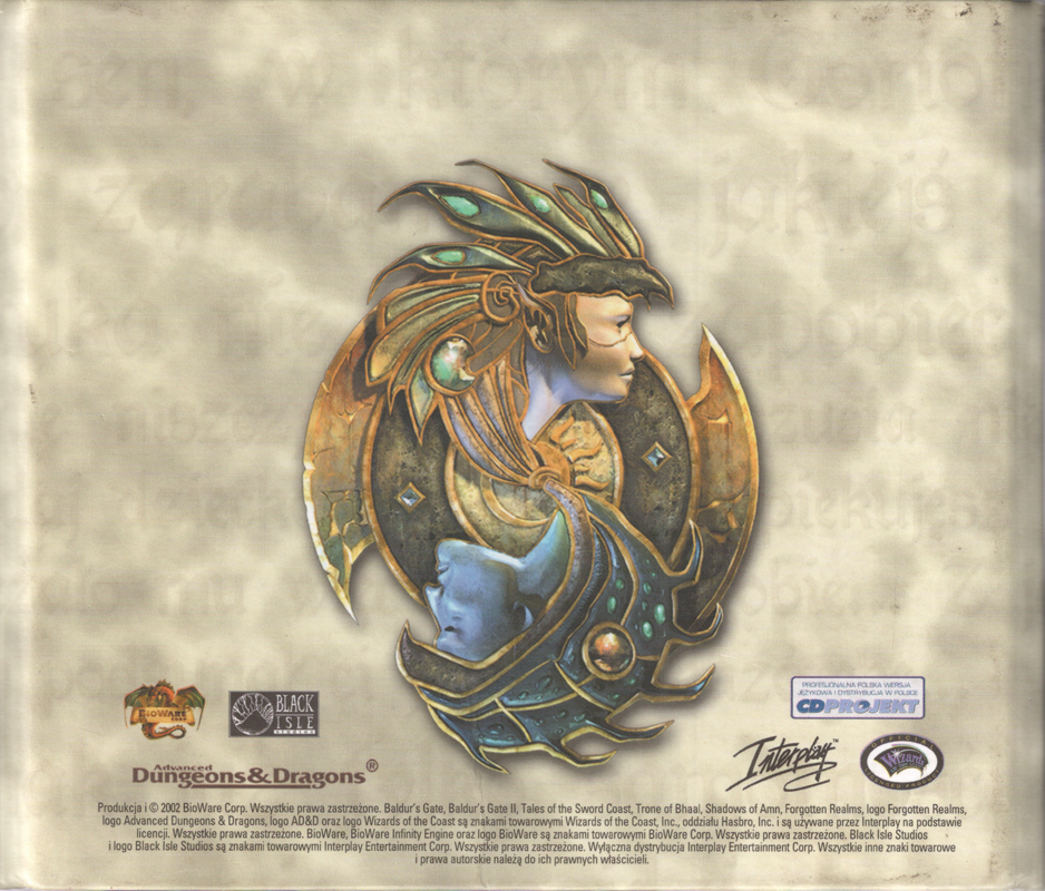 Other for Baldur's Gate: 4 in 1 Boxset (Windows): Disc Case - Back