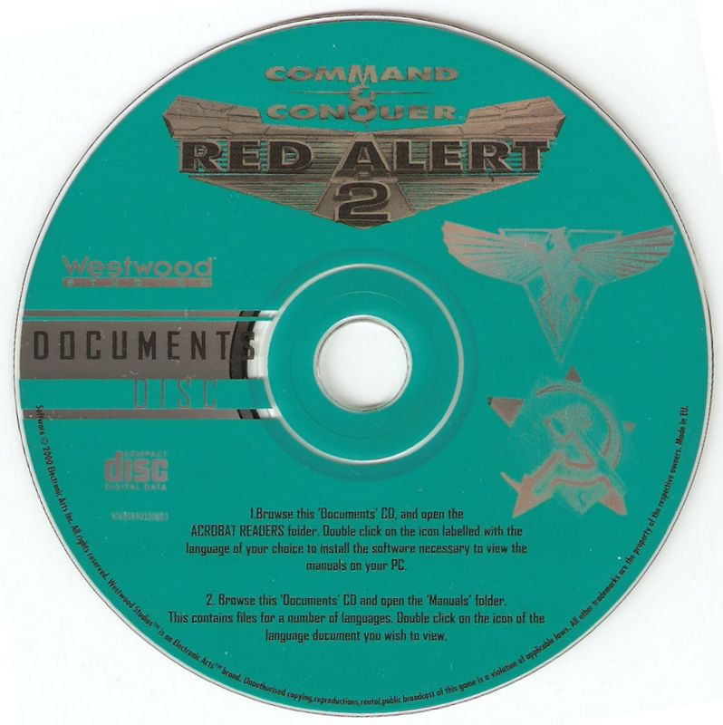 Media for Command & Conquer: Red Alert 2 (Windows): Disc 3 - Documents