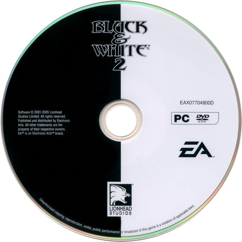 Black & White 2 cover or packaging material MobyGames