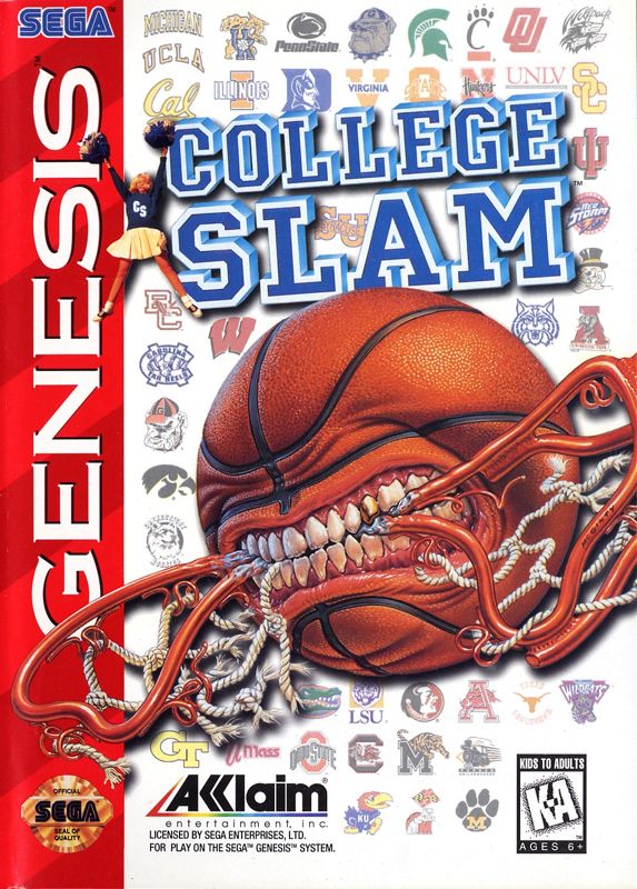 Front Cover for College Slam (Genesis)