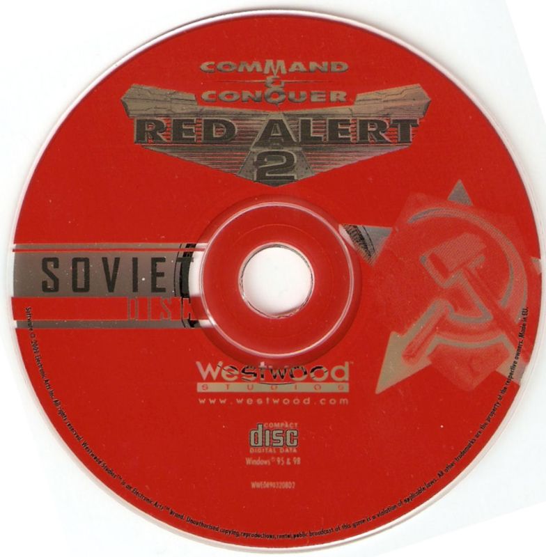 Command & Conquer: Red Alert 2 cover or packaging material - MobyGames