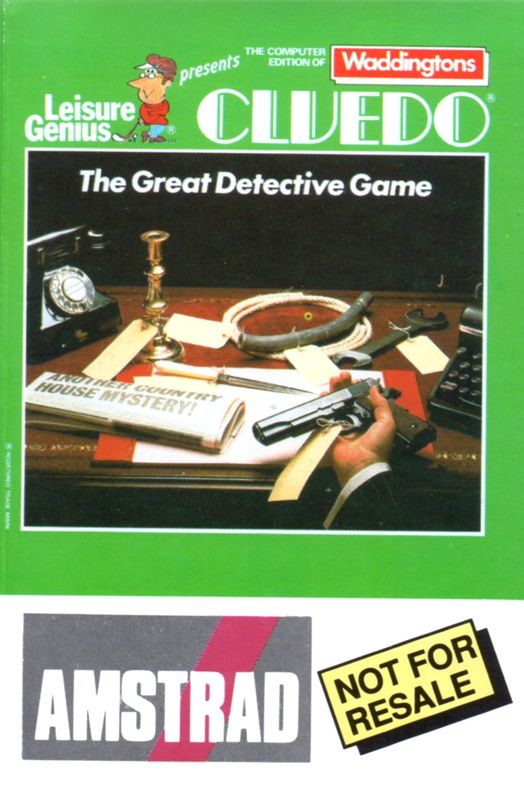 Front Cover for Cluedo (Amstrad CPC)