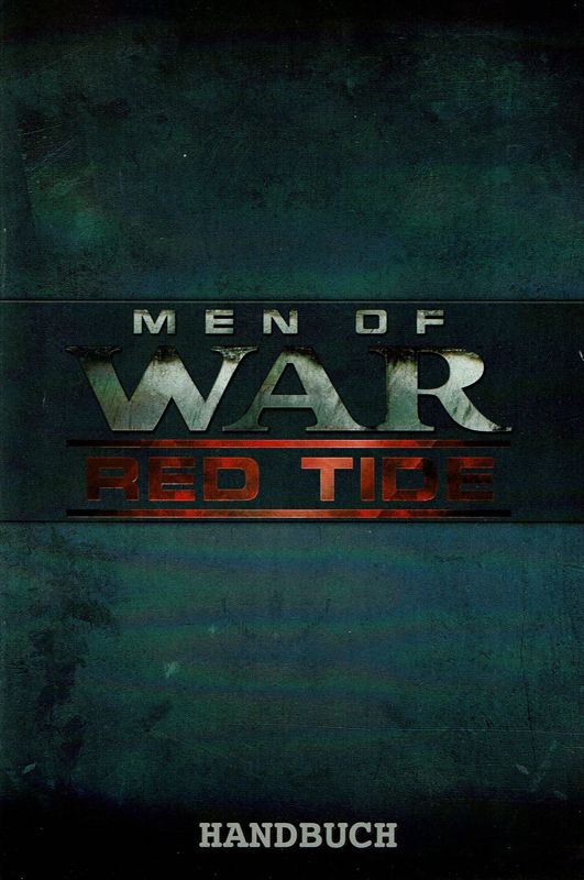 Manual for Men of War: Red Tide (Windows) (Strategie Classics release): Front