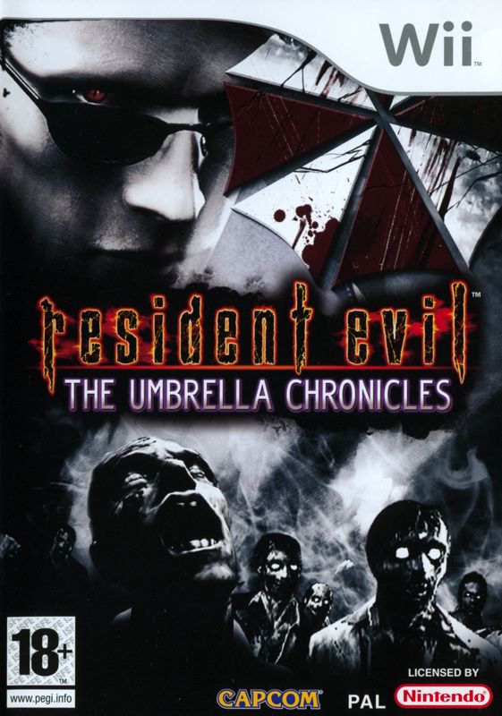 Front Cover for Resident Evil: The Umbrella Chronicles (Wii) (Alternate (PEGI) release)