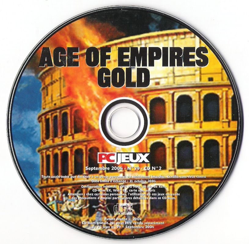 Media for Age of Empires: Gold Edition (Windows) (PC Jeux n°79 - 09/2004 covermount)