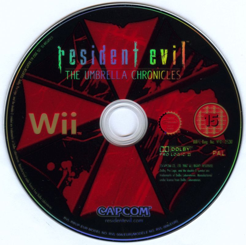 Media for Resident Evil: The Umbrella Chronicles (Wii) (Alternate (PEGI) release)