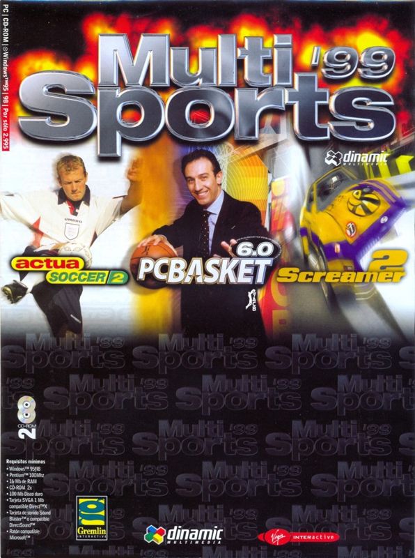 Front Cover for Multi Sports '99 (Windows)