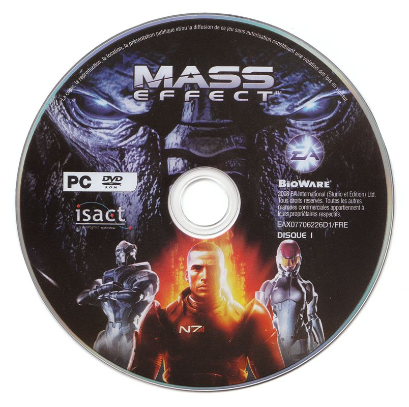 Media for Mass Effect (Windows): Disc 1