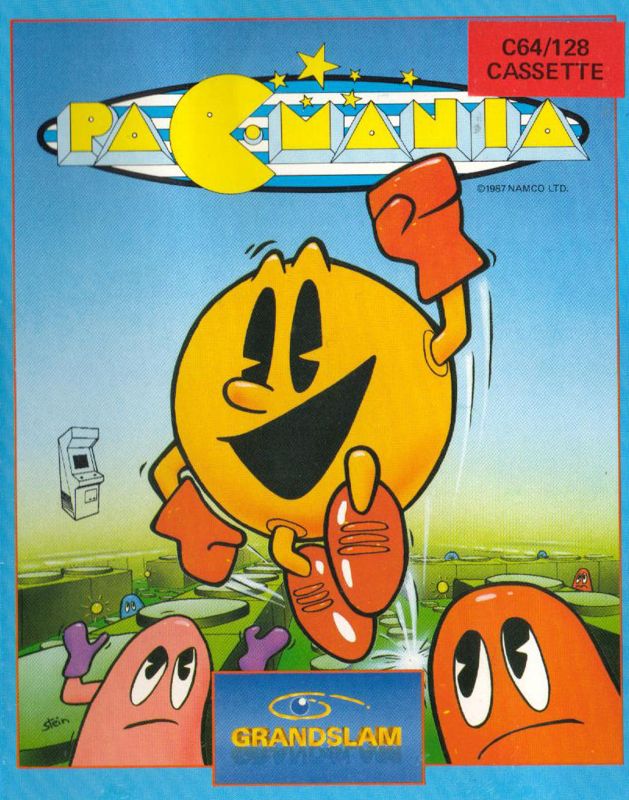 Front Cover for Pac-Mania (Commodore 64)