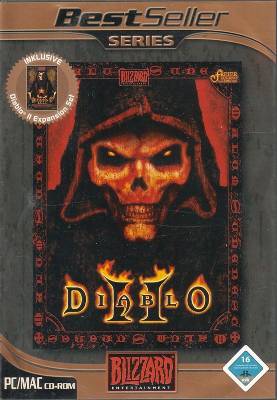 Front Cover for Diablo II: Battle Chest (Macintosh and Windows) (BestSeller Series release (post-2003))