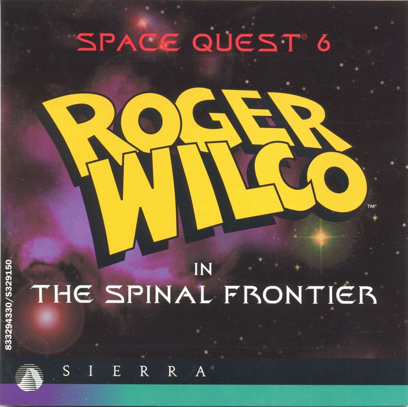 Other for Space Quest 6: Roger Wilco in the Spinal Frontier (DOS and Windows and Windows 3.x): Jewel Case - Front
