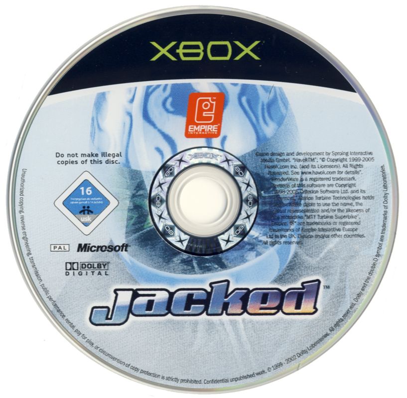 Media for Jacked (Xbox)