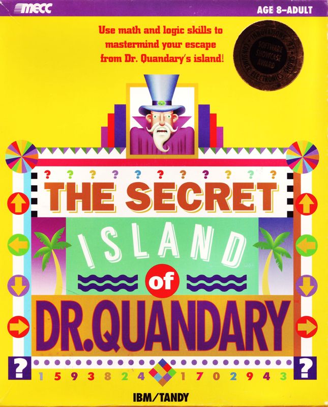 Front Cover for The Secret Island of Dr. Quandary (DOS)