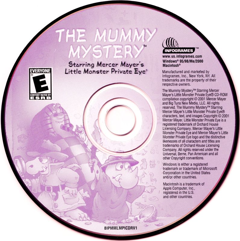 Media for The Mummy Mystery (Macintosh and Windows)