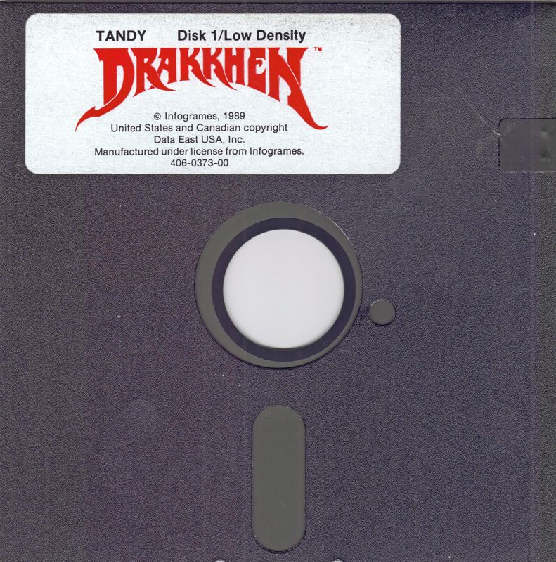 Media for Drakkhen (DOS) (Dual media release): 5.25" Disk 1