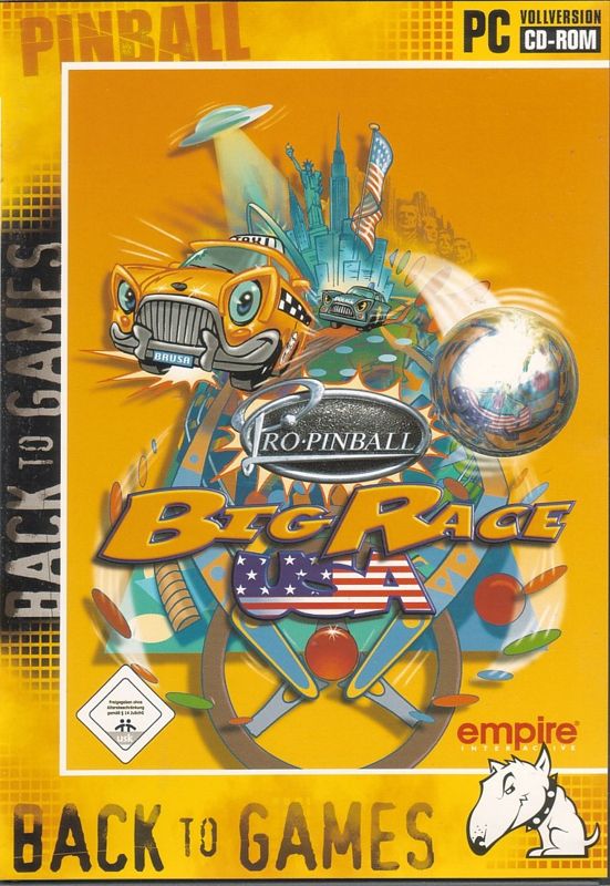 Front Cover for Pro Pinball: Big Race USA (Windows) (Back to Games release)