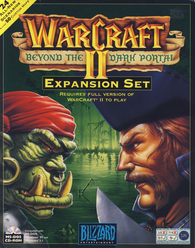 Front Cover for WarCraft II: Beyond the Dark Portal (DOS)
