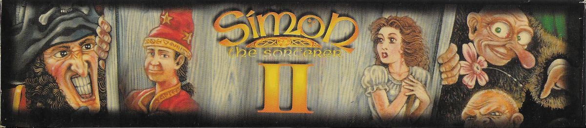 Spine/Sides for Simon the Sorcerer II: The Lion, the Wizard and the Wardrobe (Windows): Top