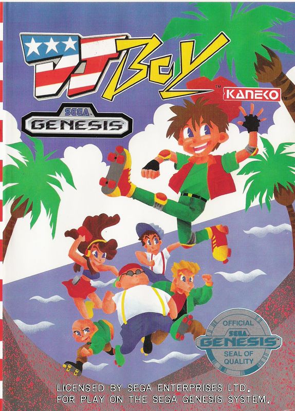Front Cover for DJ Boy (Genesis)