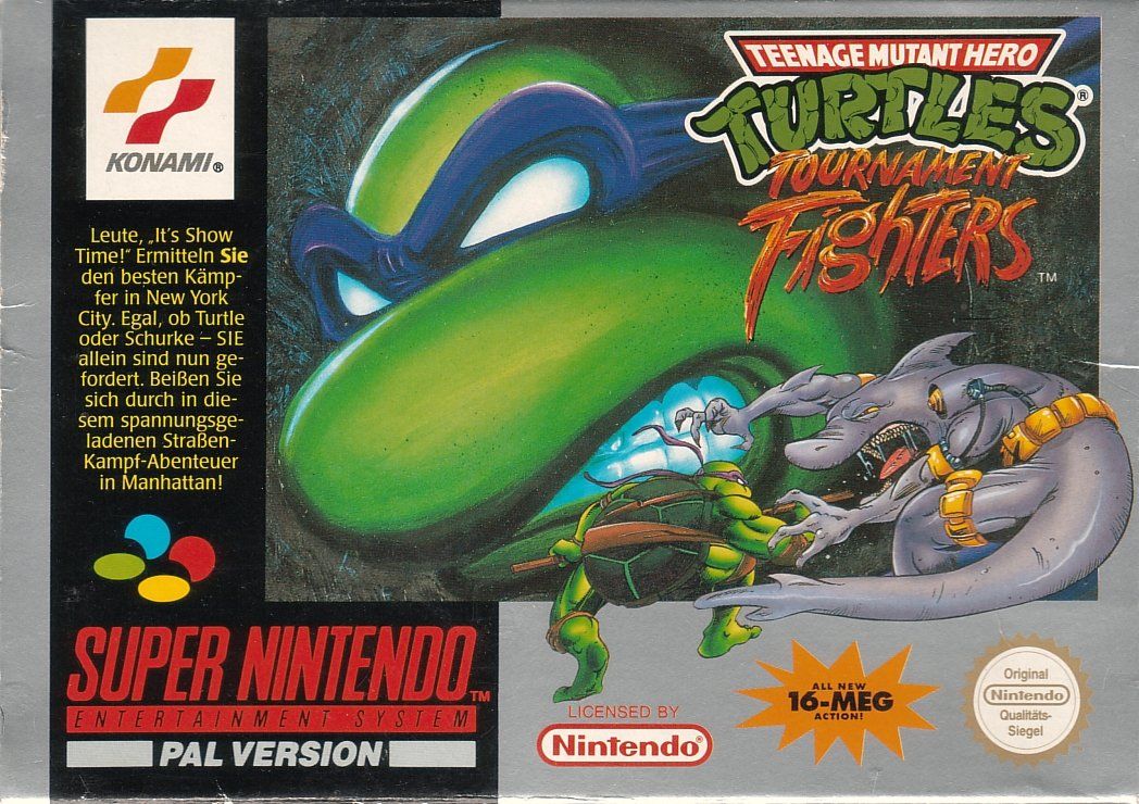 Front Cover for Teenage Mutant Ninja Turtles: Tournament Fighters (SNES)