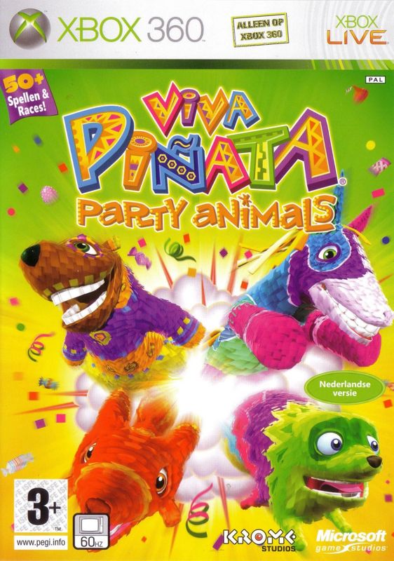 Front Cover for Viva Piñata: Party Animals (Xbox 360)