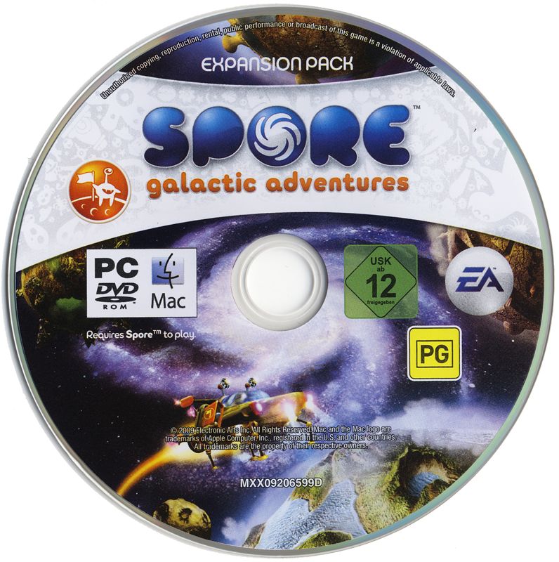 Media for Spore: Galactic Adventures (Macintosh and Windows)