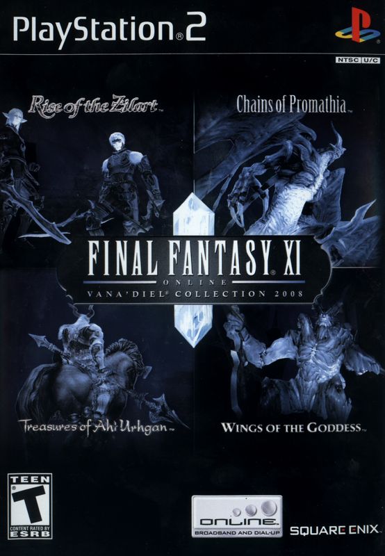 Front Cover for Final Fantasy XI Online: Vana'Diel Collection 2008 (PlayStation 2)